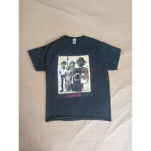 Gorillaz T-Shirt Adult Size M Black Short Sleeve Band Tee